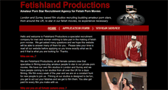 Desktop Screenshot of fetishlandproductions.com
